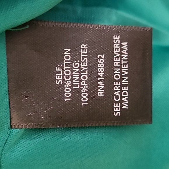 Torrid green textured cotton St Tropez Maxi dress nwt size 0 12 - Picture 7 of 9